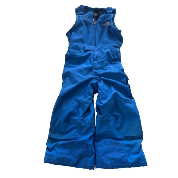 The North Face Hyvent Royal Blue Snow Bibs Toddler 3T Unisex - Picture 1 of 9